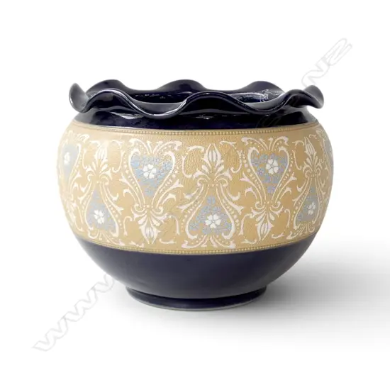 LANGLEY WARE JARDINIERE H.210mm, 270mm dia
