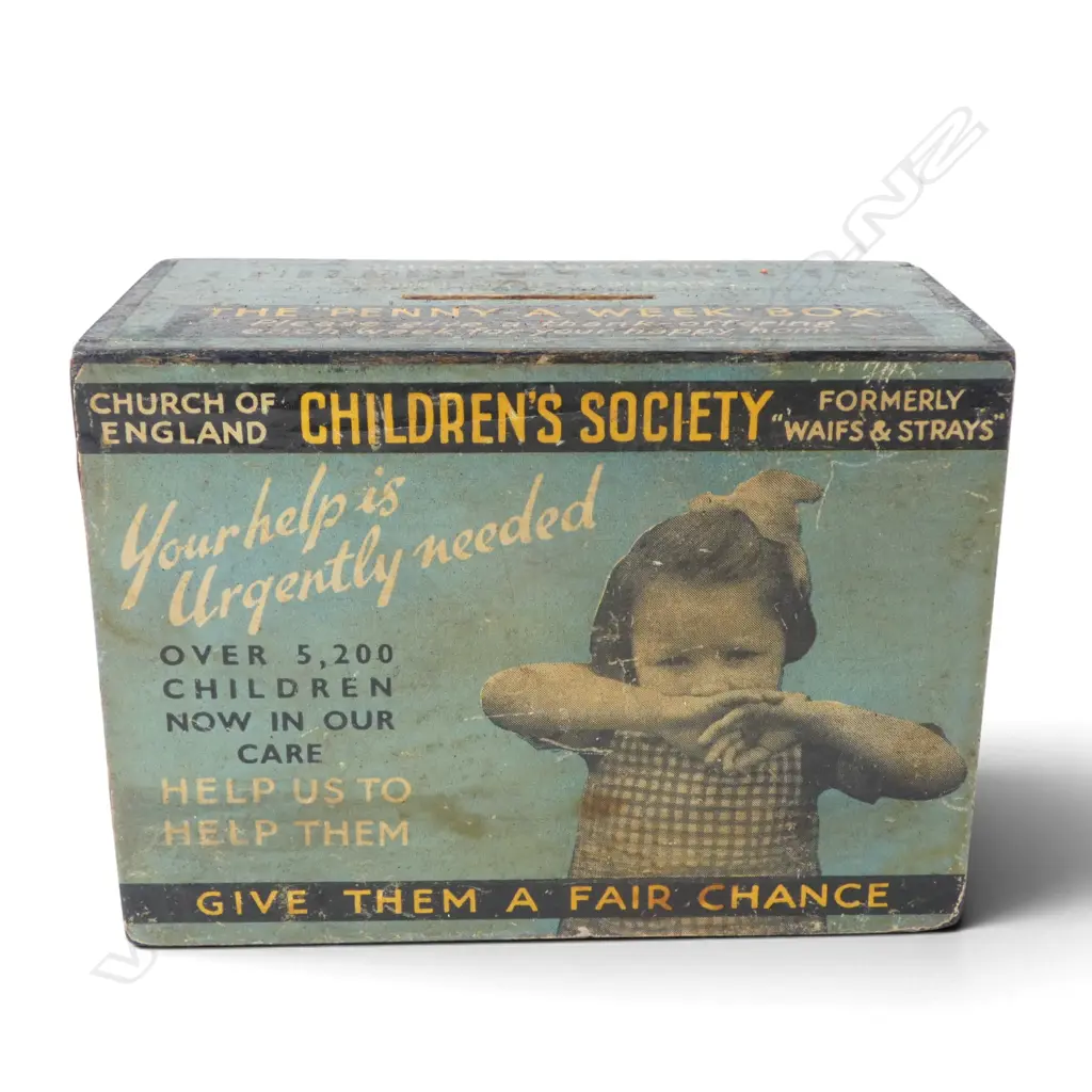 CHURCH OF ENGLAND CHILDRENS SOCIETY COLLECTION BOX Image 1++