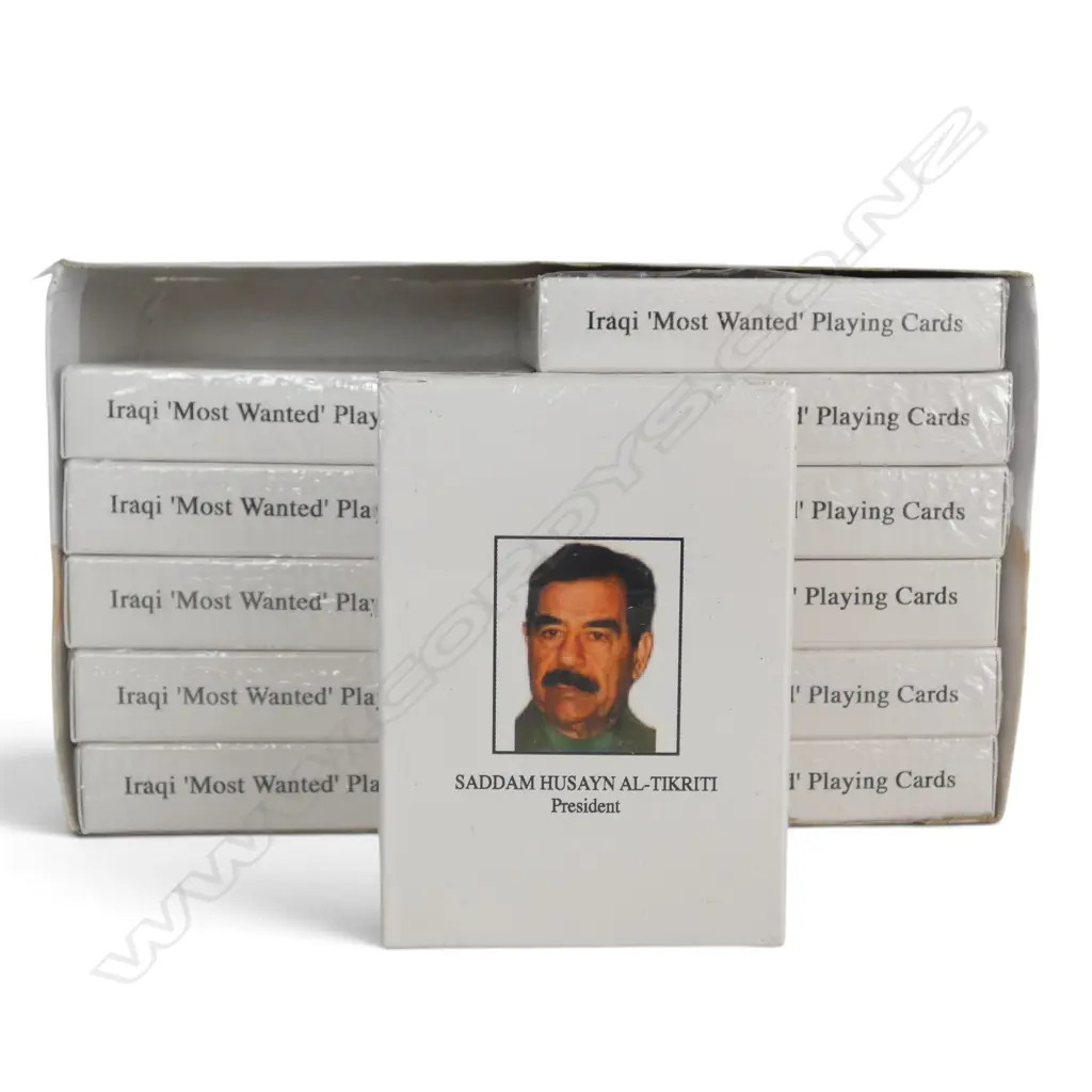 12 SETS IRAQI 'MOST WANTED' PLAYING CARDS Image 1++