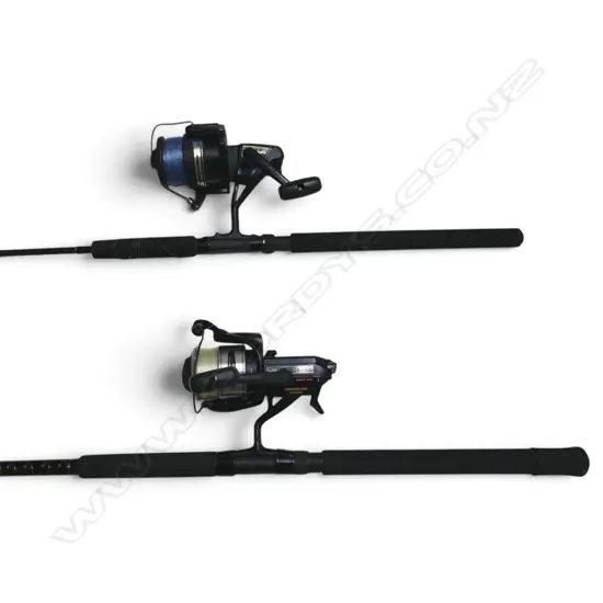2 RODDS & REELS SHUMANO BAIT RUNNER & DAIWA AG7000X