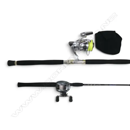 2 RODD & REEL SETS OKUMA NS200 & TALISMANTG8000H