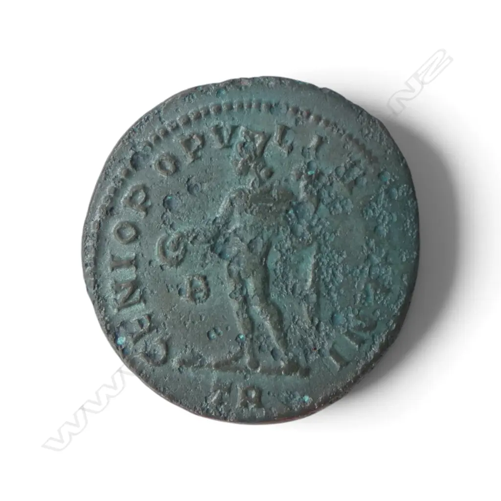 MAXIMIANUS FOLLIS TRIER ROMAN COIN  Image 1++