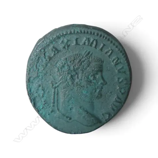 MAXIMIANUS FOLLIS TRIER ROMAN COIN 
