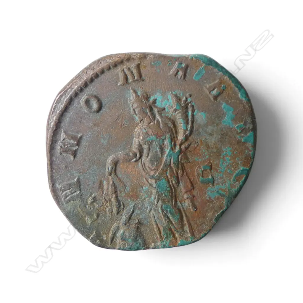 PHILIP I SESTERTIUS ROMAN COIN in Spink & Son Ltd paper pouch Image 1++