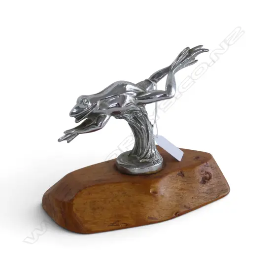 A. RENEVEY 'LEAPING FROG' MASCOT H.150mm