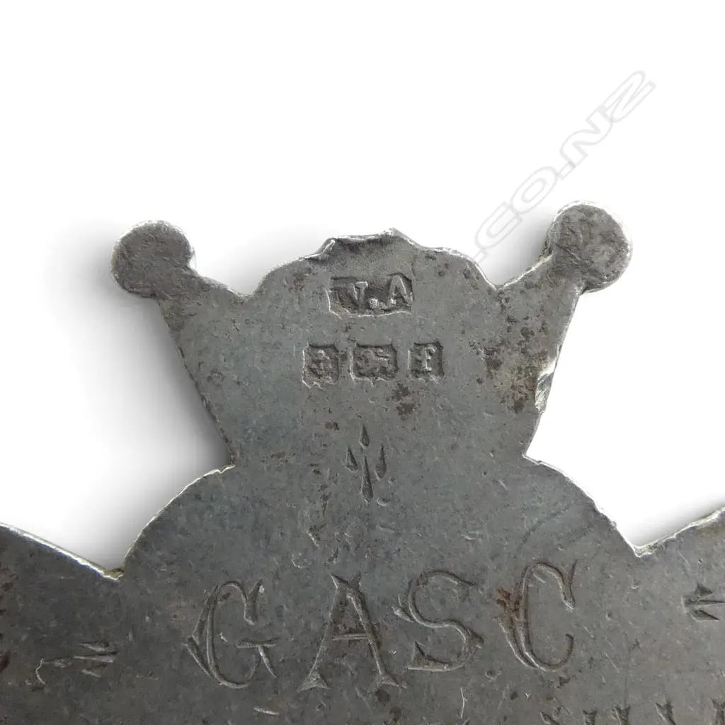 2 STG SILVER & 9ct FOB MEDALLIONS 27gms Image 1++