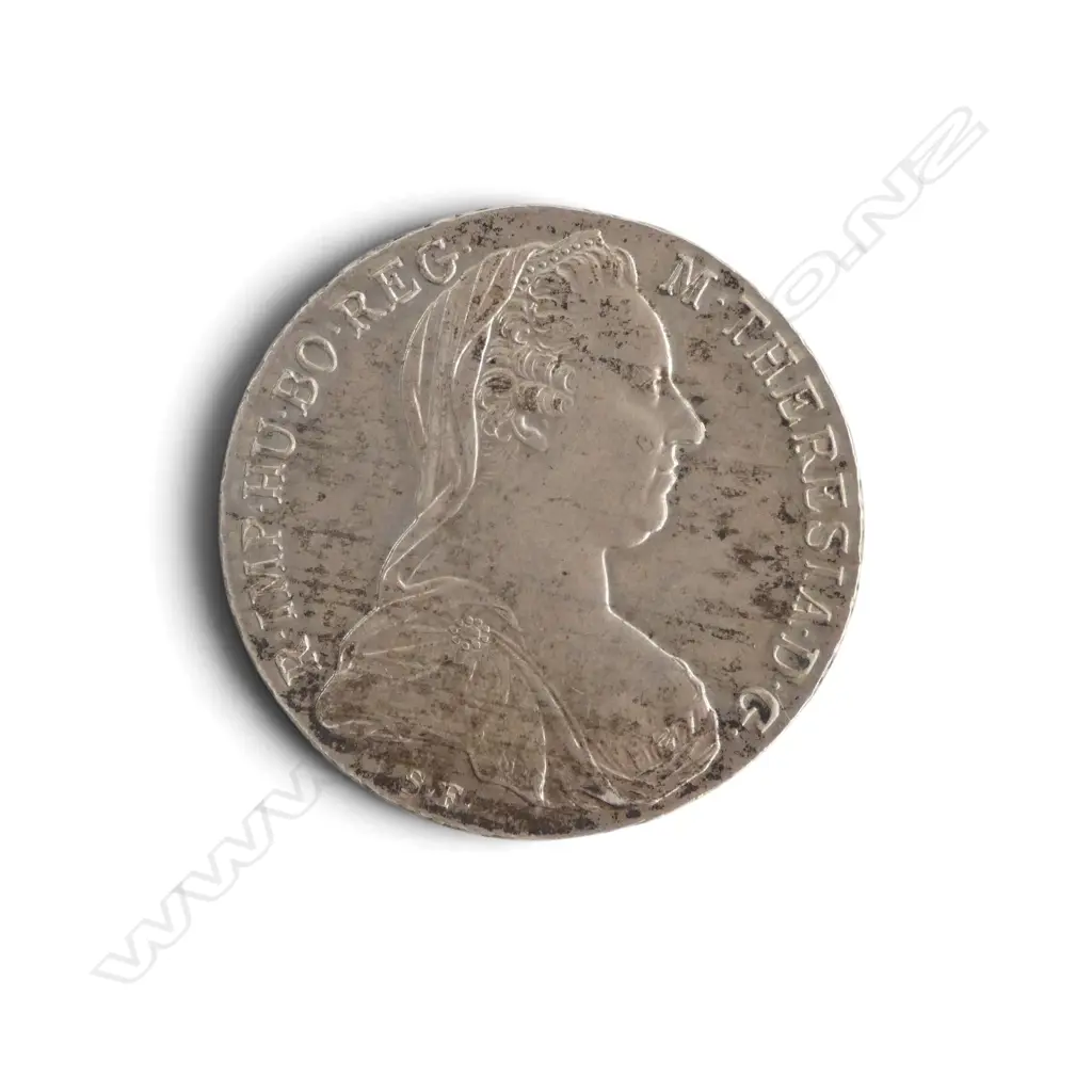SILVER MARIA THERESA THALER, 1780 COIN, 28gms,  S.F. Schöbl and Füger Vienna Mint Image 1++