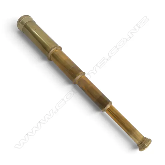 ANTIQUE 3 DRAW TELESCOPE BY ROSS LONDON L.385 / 145mm
