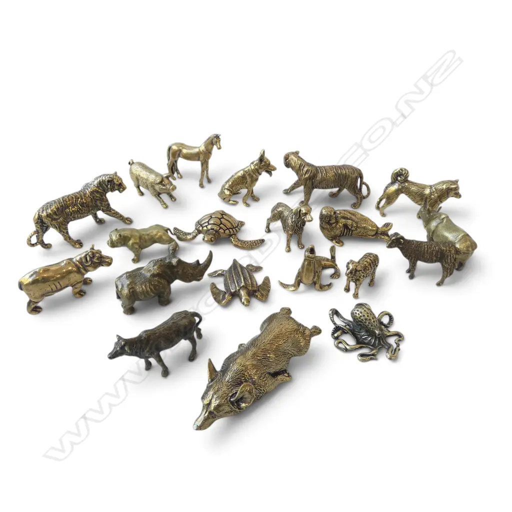 20 BRONZE ANIMALS L.80mm Image 1++