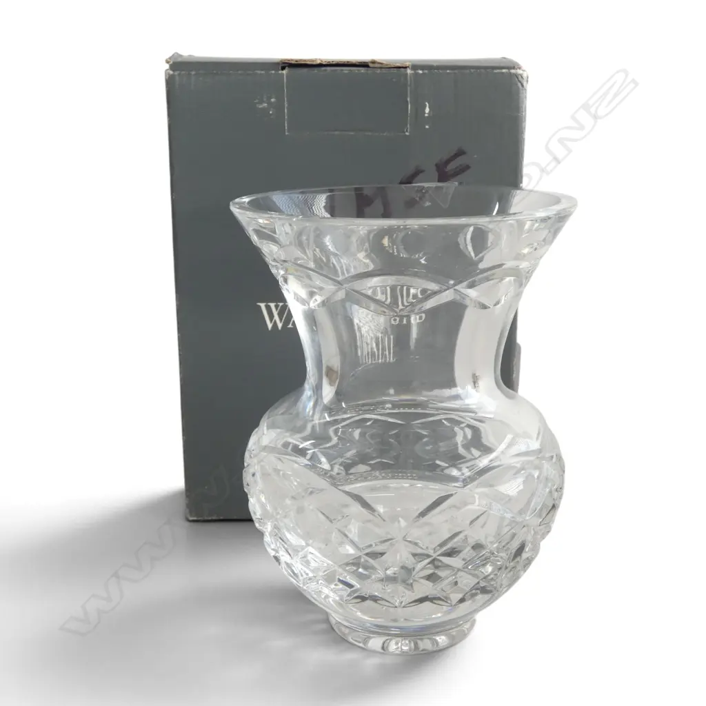 WATERFORD 'KIERAN' VASE H.155mm + BOX Image 1++