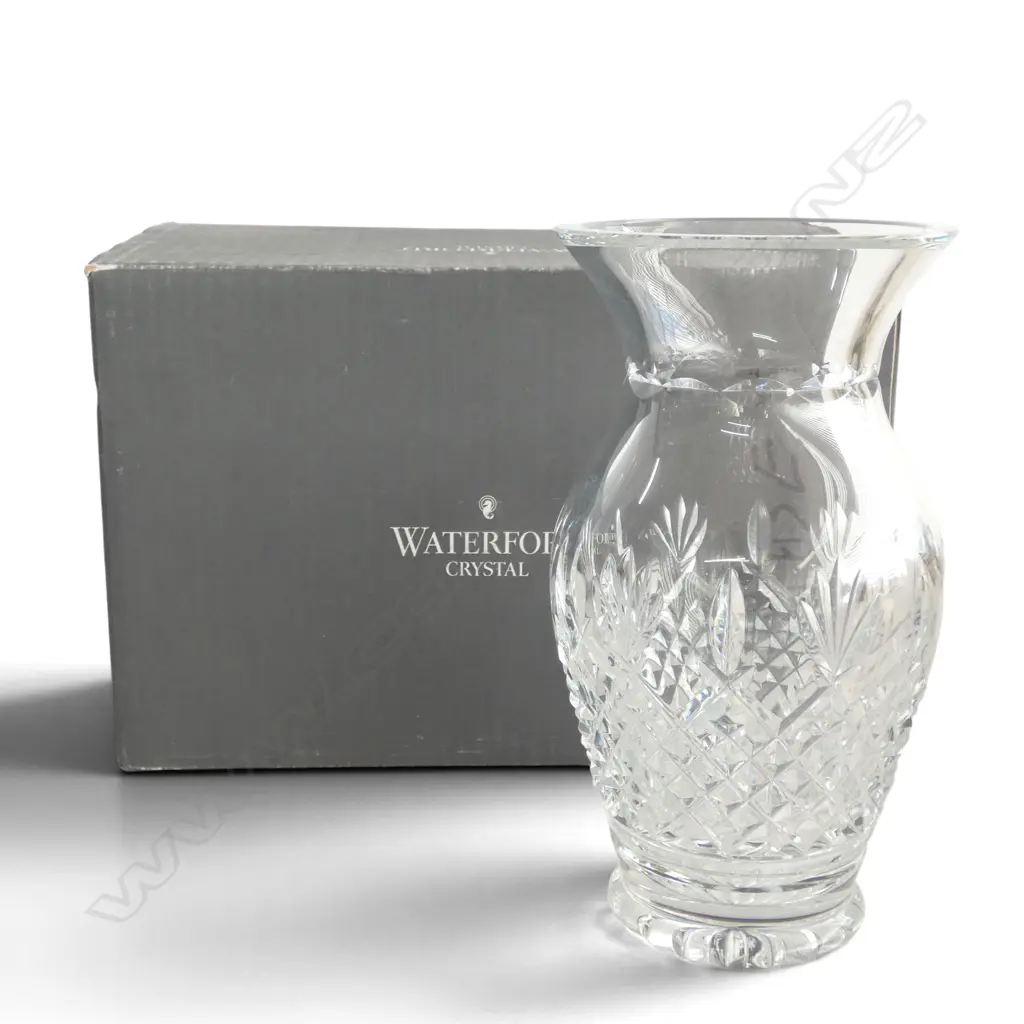 WATERFORD 'KILLARNEY' VASE H.205mm + BOX Image 1++