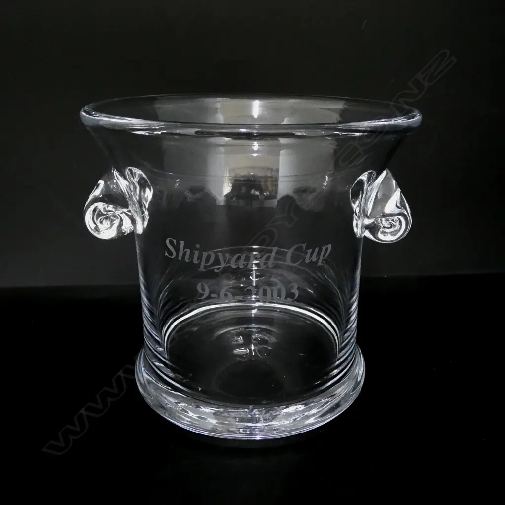 SIMON PIERCE GLASS ICE BUCKET H.160mm Image 1++