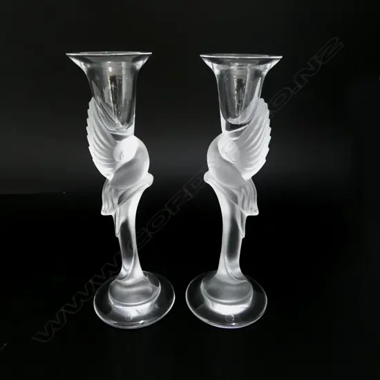 PR FRENCH FABERGE CANDLESTICKS H.230mm