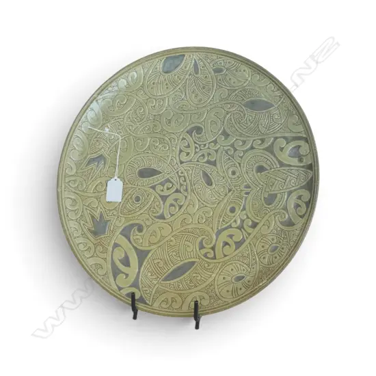 KEUM SUN LEE LRG PLATTER w KORO DESIGNS, Dia.380mm