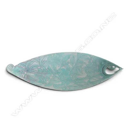 KEUM SUN LEE CANOE SHAPED BOWL, L.480mm