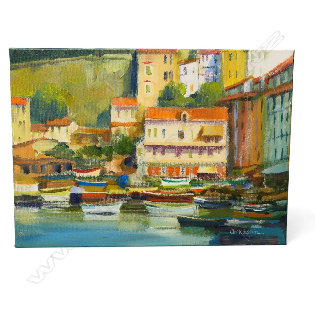 CLARK ESPLIN 'SORRENTO ITALY' OIL ON CANVAS 250x350mm Image 1++