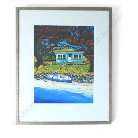WENDY LEACH, KIWI BACH, INKJET PRINT ED. 7/250, 495 X 380MM