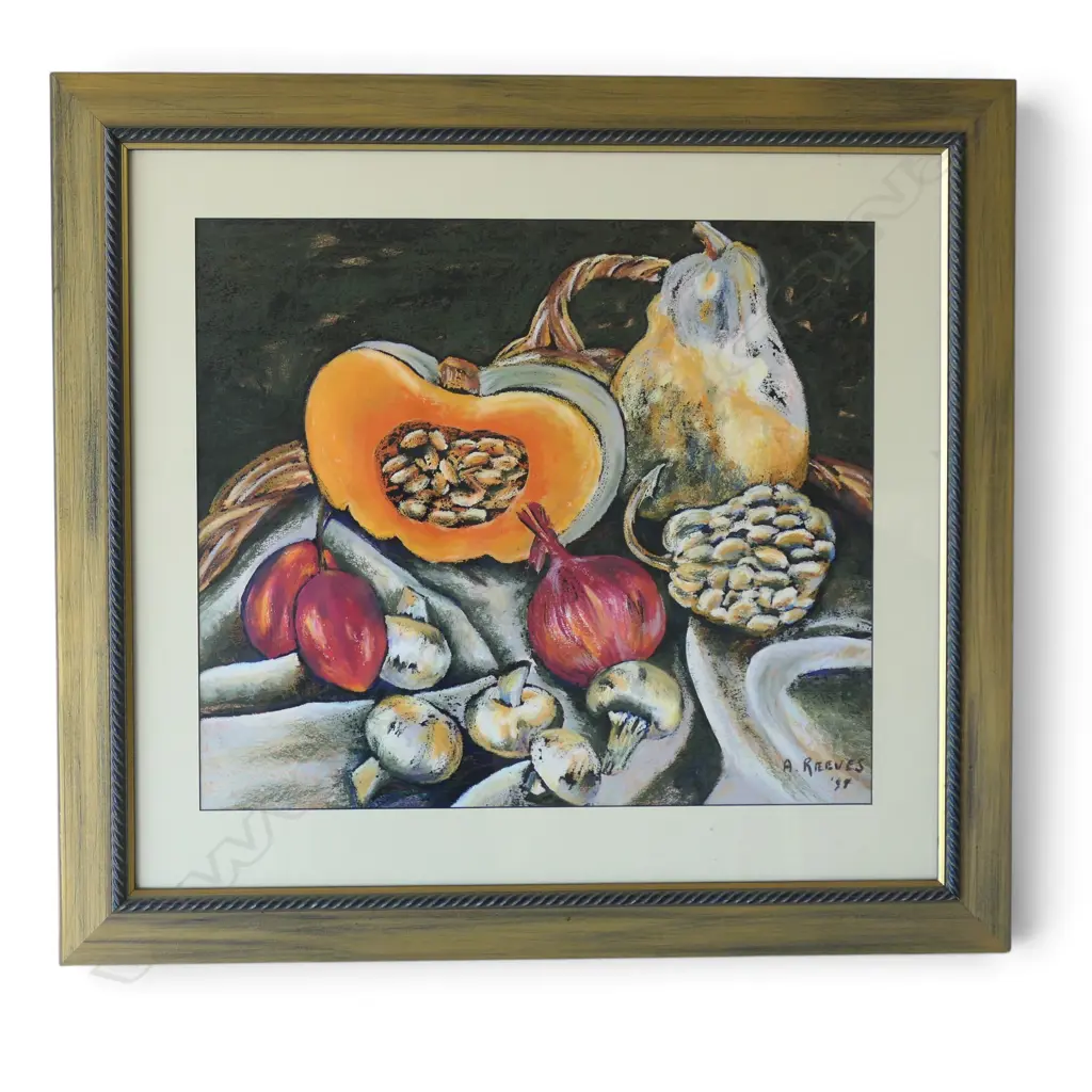 STILL LIFE OIL ON BOARD 530X460MM  Image 1++