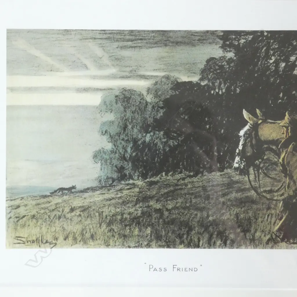 THREE MODERN SNAFFLES HUNTING PRINTS, 700 X 300 MM (1), 220 x 300MM (2) Image 1++
