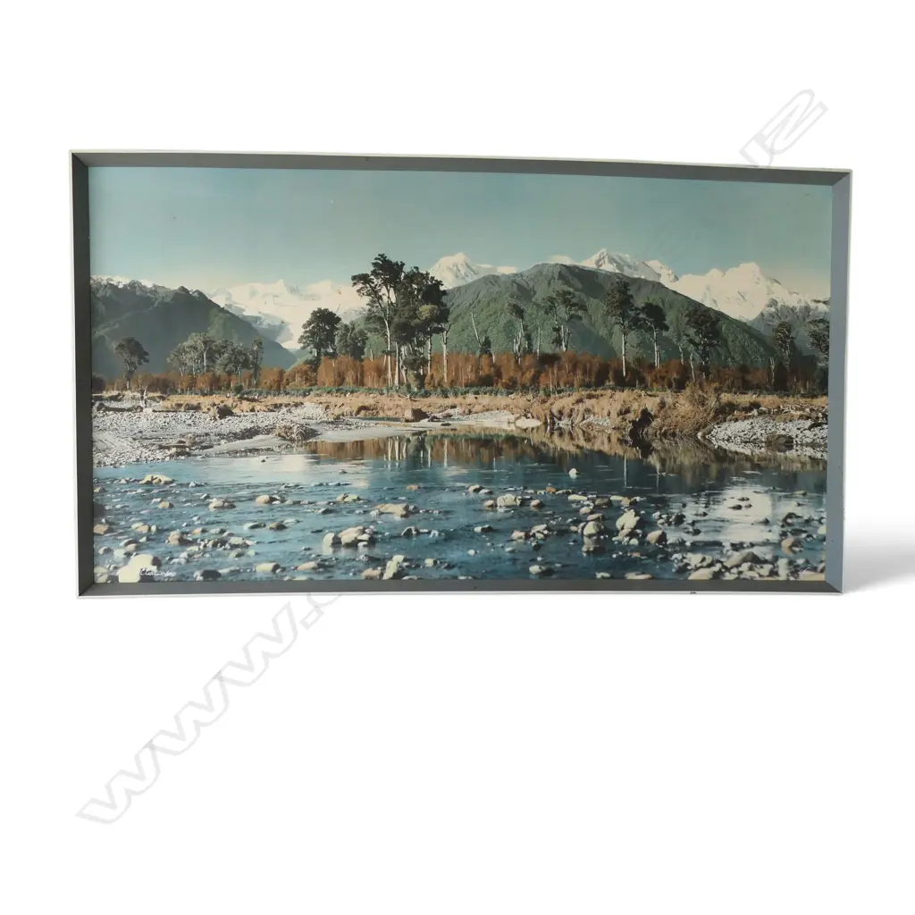 WHITES AVIATION HAND-COLOURED 'CLEARWATER' PHOTOGRAPH 540x995mm Image 1++