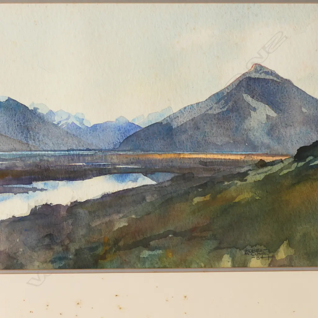ROBERT MCDOWELL, 'TOWARDS PARADISE', WATERCOLOUR, SIGNED, 300 X 450MM Image 1++