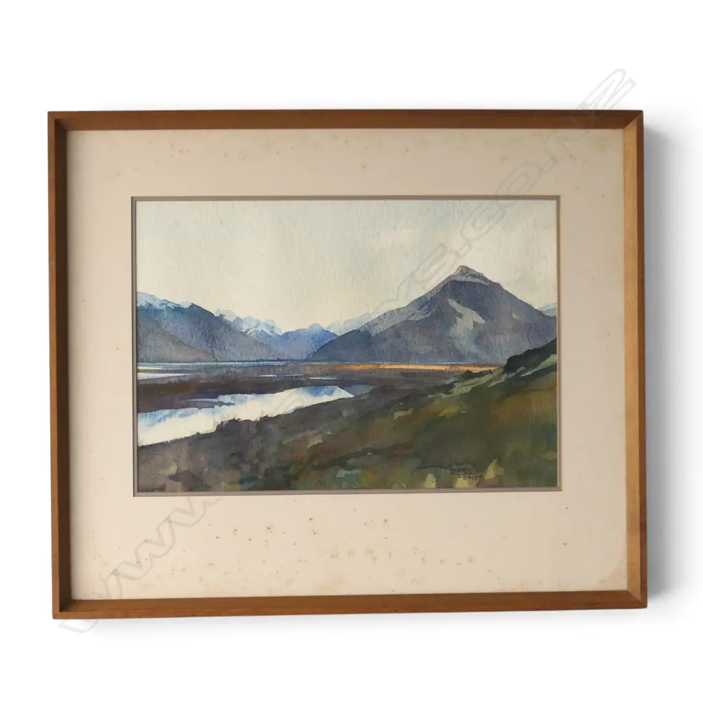 ROBERT MCDOWELL, 'TOWARDS PARADISE', WATERCOLOUR, SIGNED, 300 X 450MM Image 1++