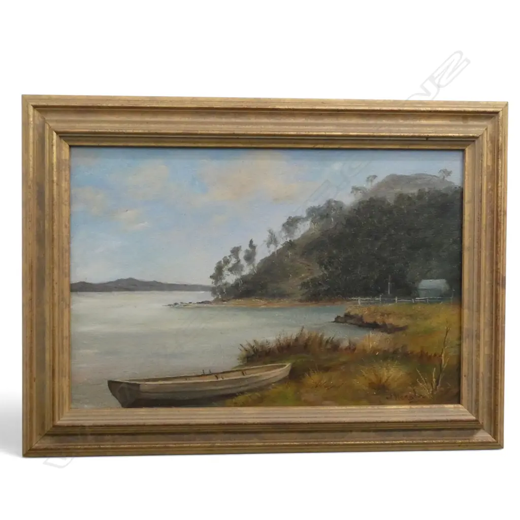 ARTIST UNKNOWN, N.Z. SCENE, OIL ON BOARD, 240x365mm Image 1++