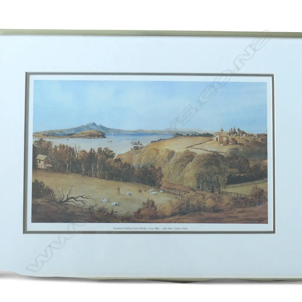 2 PRINTS OF AUCKLAND; JOHN BARR CLARKE HOYTE & C.N. WORSLEY 245x740mm Image 1++
