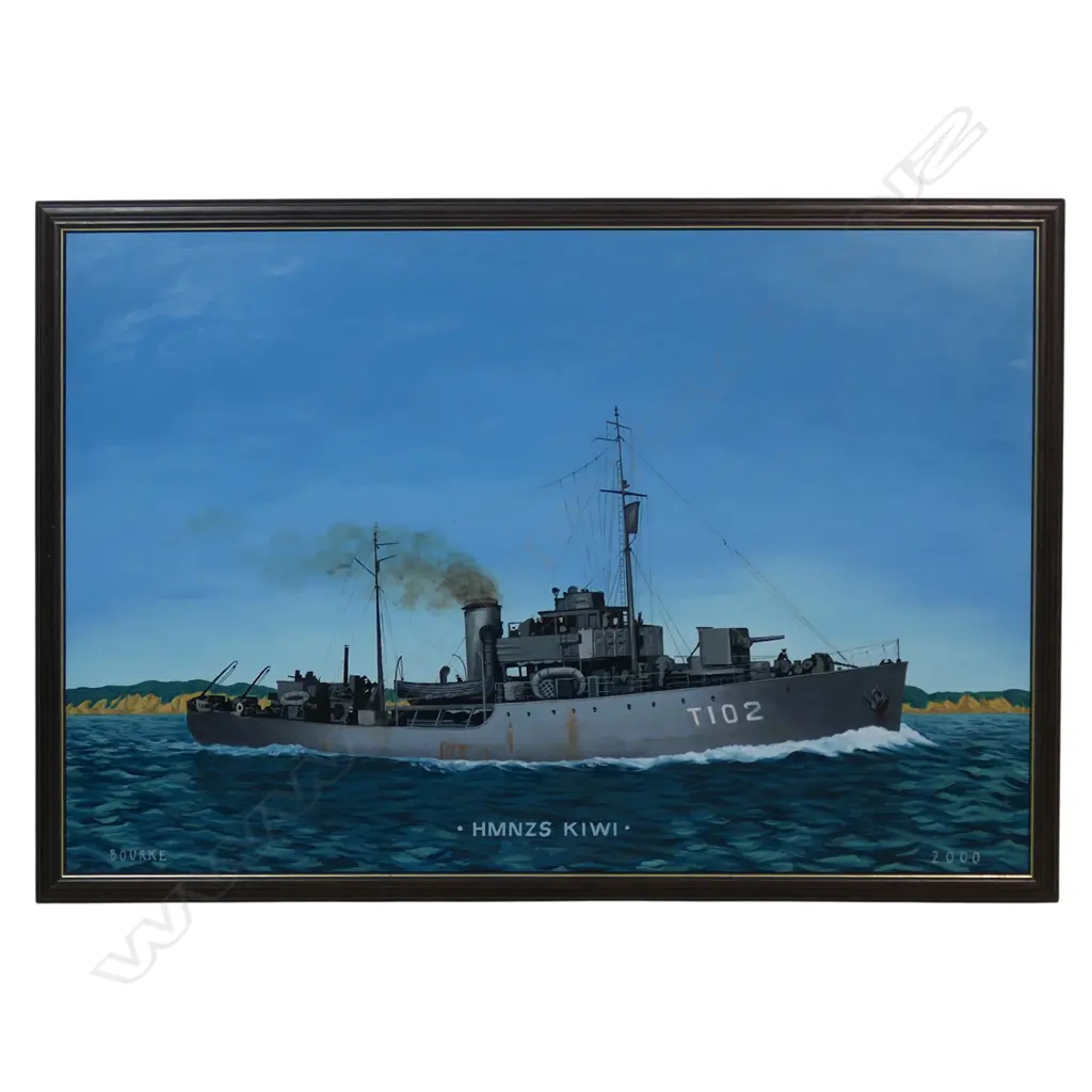 Denis Bourke (NZ) 'HMNZS Kiwi', Image 1++