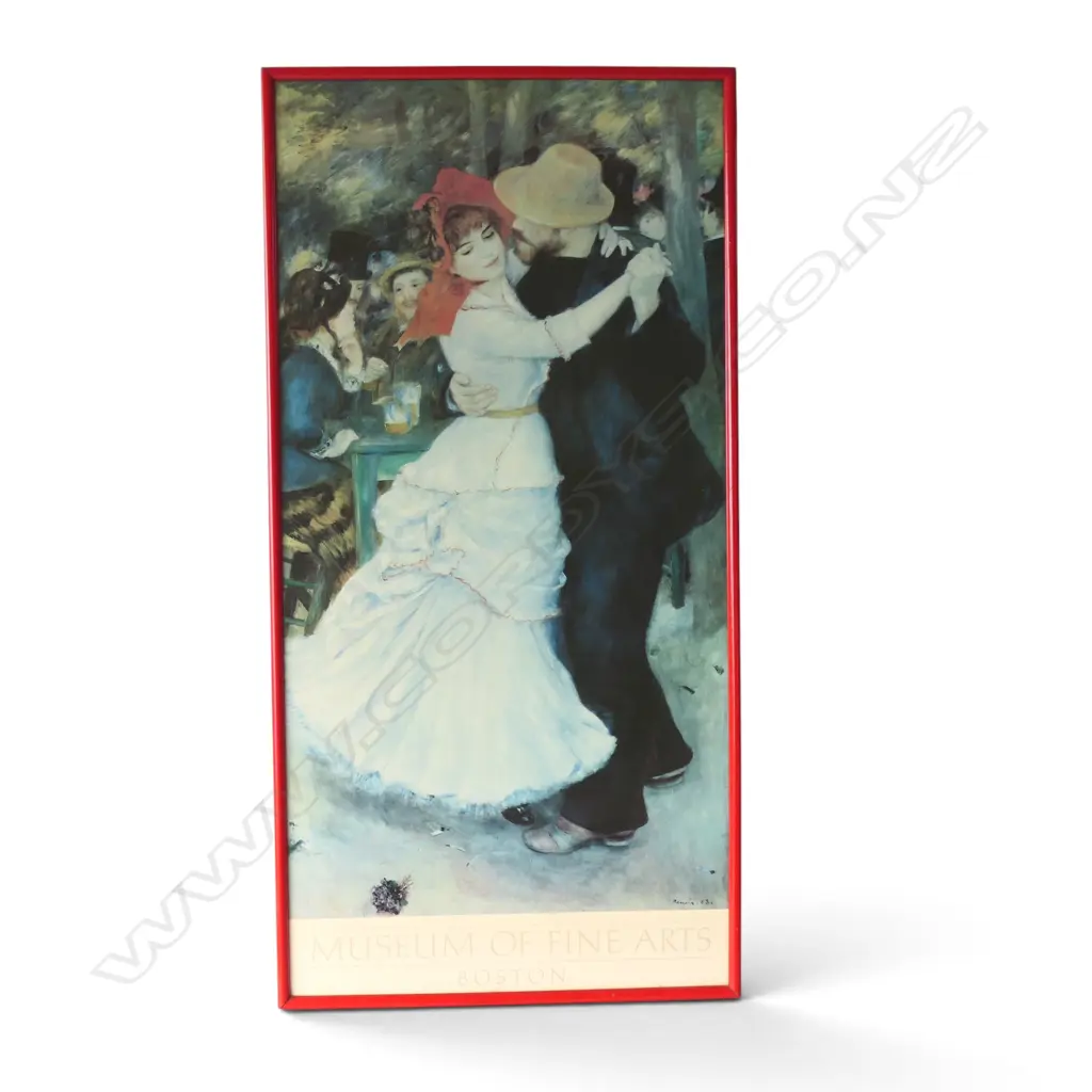 FRAMED MUSEUM OF FINE ARTS BOSTON POSTER 975x470mm Image 1++