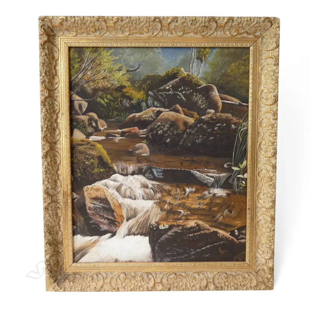 PHILIP KILMORE, BOULDER STREAM, OIL ON BOARD, 585 X 495MM Image 1++