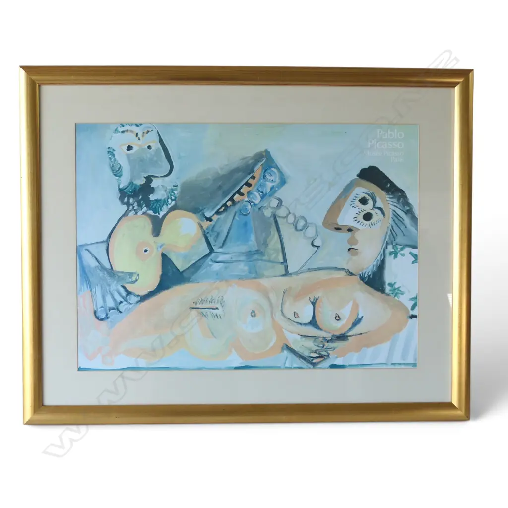 PABLO PICASSO EXHIBITION POSTER, MUSEE PICASSO PARIS, 500x690mm Image 1++