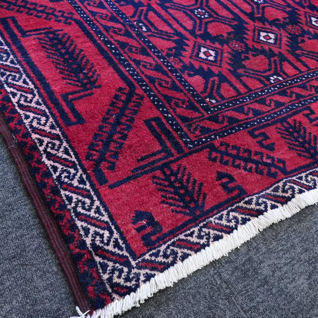 HAND KNOTTED WOOL PILE RUG Image 1++