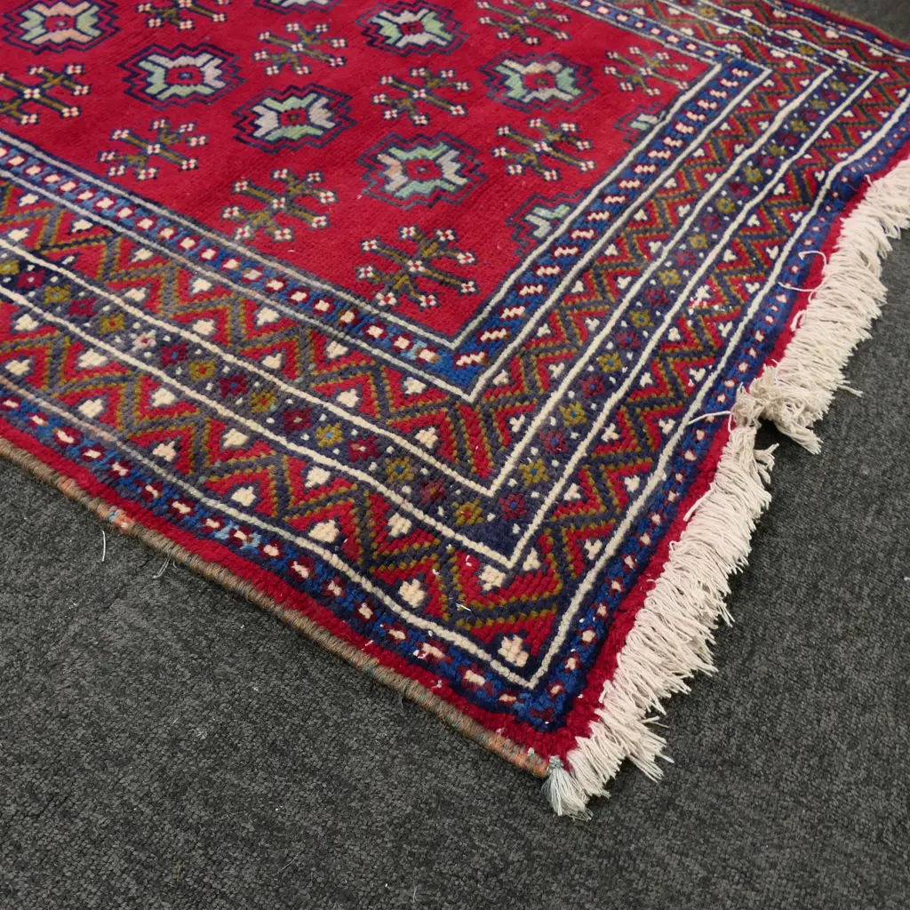 HAND KNOTTED WOOL PILE RUG  Image 1++