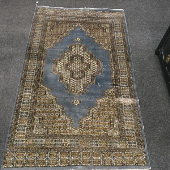 PAKISTAN BOKHARA WOOL ON COTTON RUG some wear & repair 2030 x 1200mm
