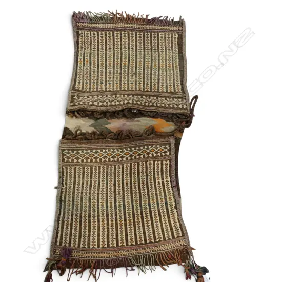 HAND KNOTTED ALL WOOL SADDLE BAG 1140x500mm