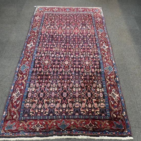 HAND KNOTTED WOOL PILE RUG 2630x1530mm