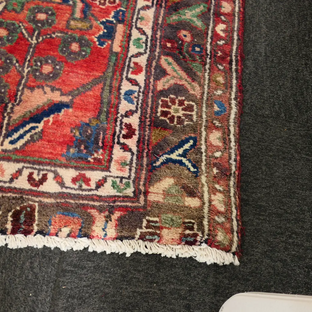 HAND KNOTTED WOOL PILE RUNNER fading  Image 1++