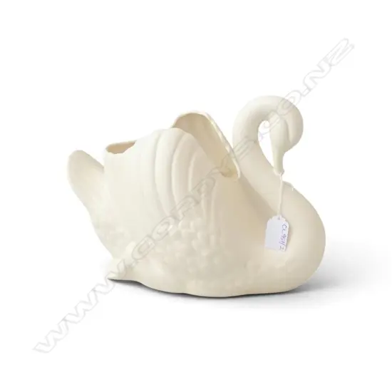 LG CROWN LYNN WHITE SWAN #170 H.210mm