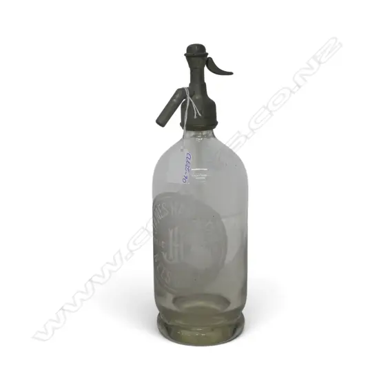 VINTAGE 'JAMES HAMILTON - NELSON N.Z.' SODA SYPHON H.305mm