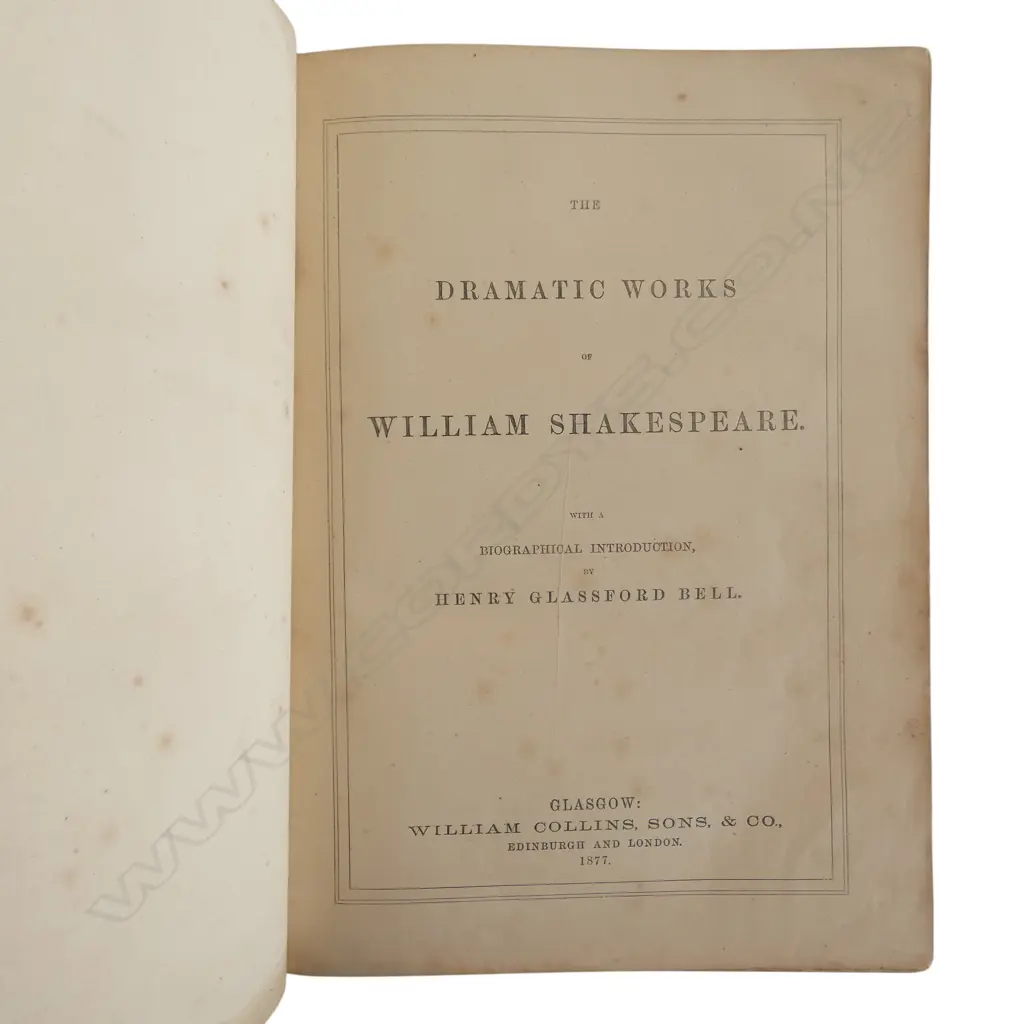 LONGFELLOW'S POETICAL WORKS & SHAKESPEARE 1877 Ed. Image 1++