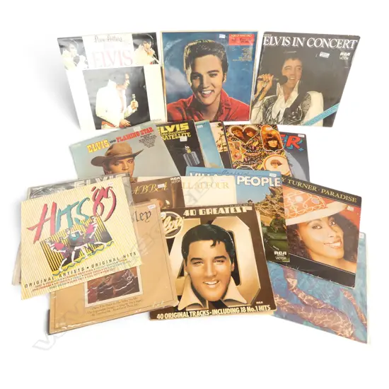 ASST LPs; ELVIS, RUBY TURNER etc