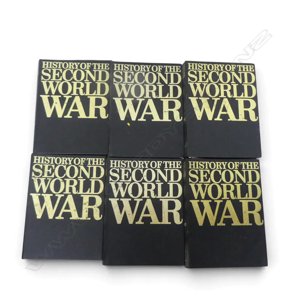 6 VOLS. HISTORY OF THE SECOND WORLD WAR Purnell & Sons Limited 1966 Image 1++