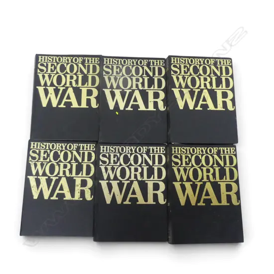 6 VOLS. HISTORY OF THE SECOND WORLD WAR Purnell & Sons Limited 1966