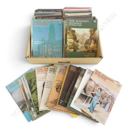 100 ISSUES OF ‘NEW ZEALAND HERITAGE’ MAGAZINES 1971-1973