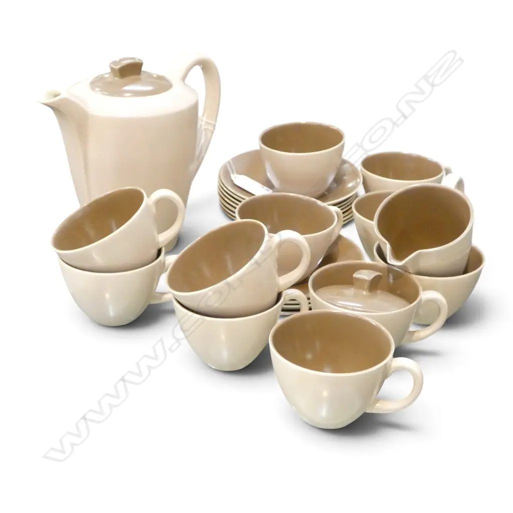 POOLE TWINTONE COFFEE SET Image 1++