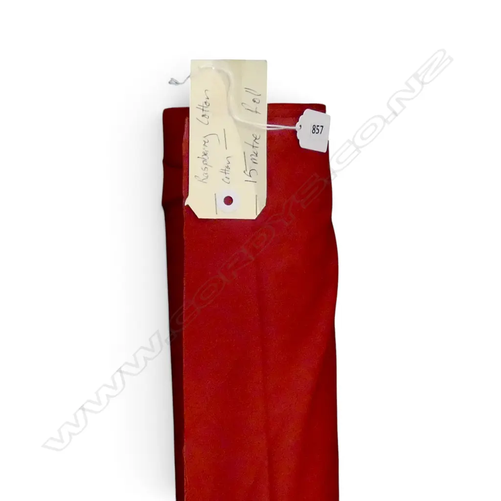 FABRIC BOLT; RASPBERRY COTTON, 15M Image 1++