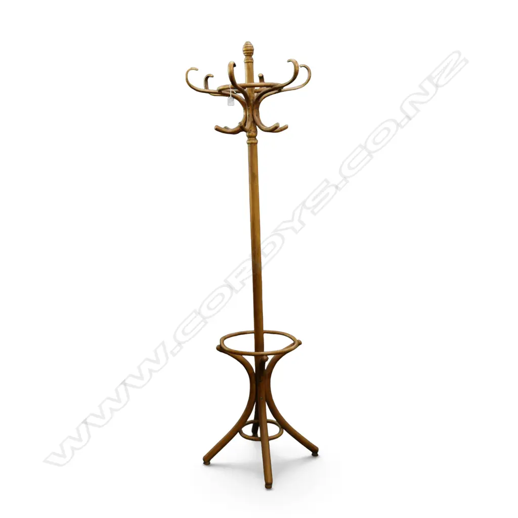 BENT WOOD COAT STAND H.1950mm Image 1++