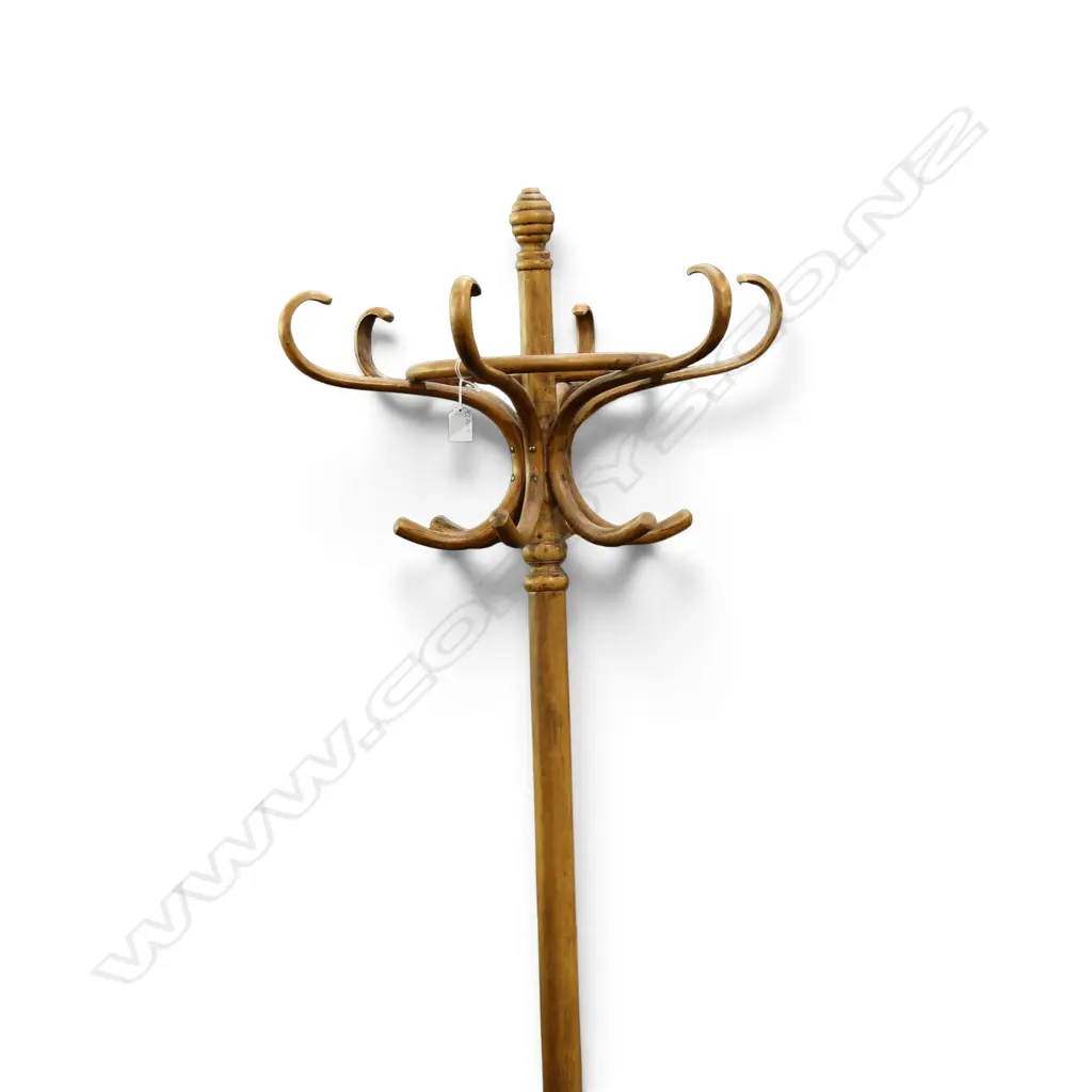 BENT WOOD COAT STAND H.1950mm Image 1++