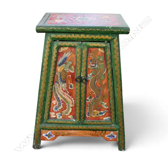 SMALL VINTAGE TIBETAN CABINET 390x280x500mm